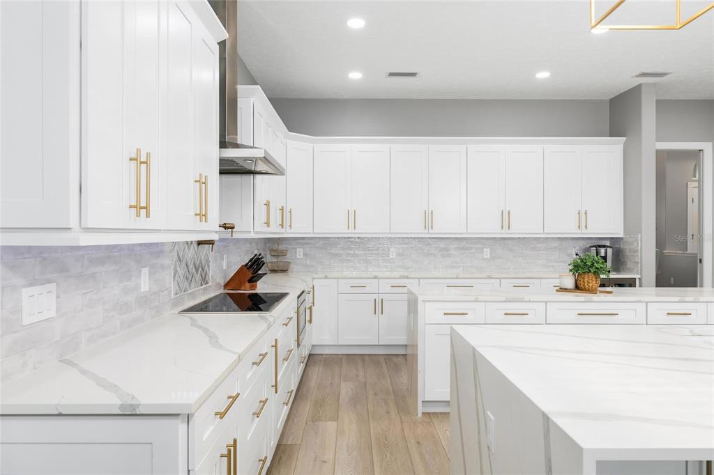 9810 Compass Point Way Tampa, FL 33615 - Photo 15 of 81 a kitchen with a sink a stove and cabinets