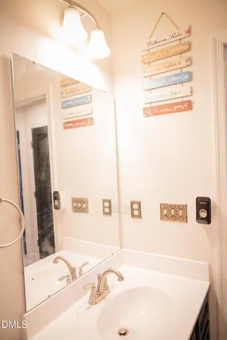 a wooden floor in a yard