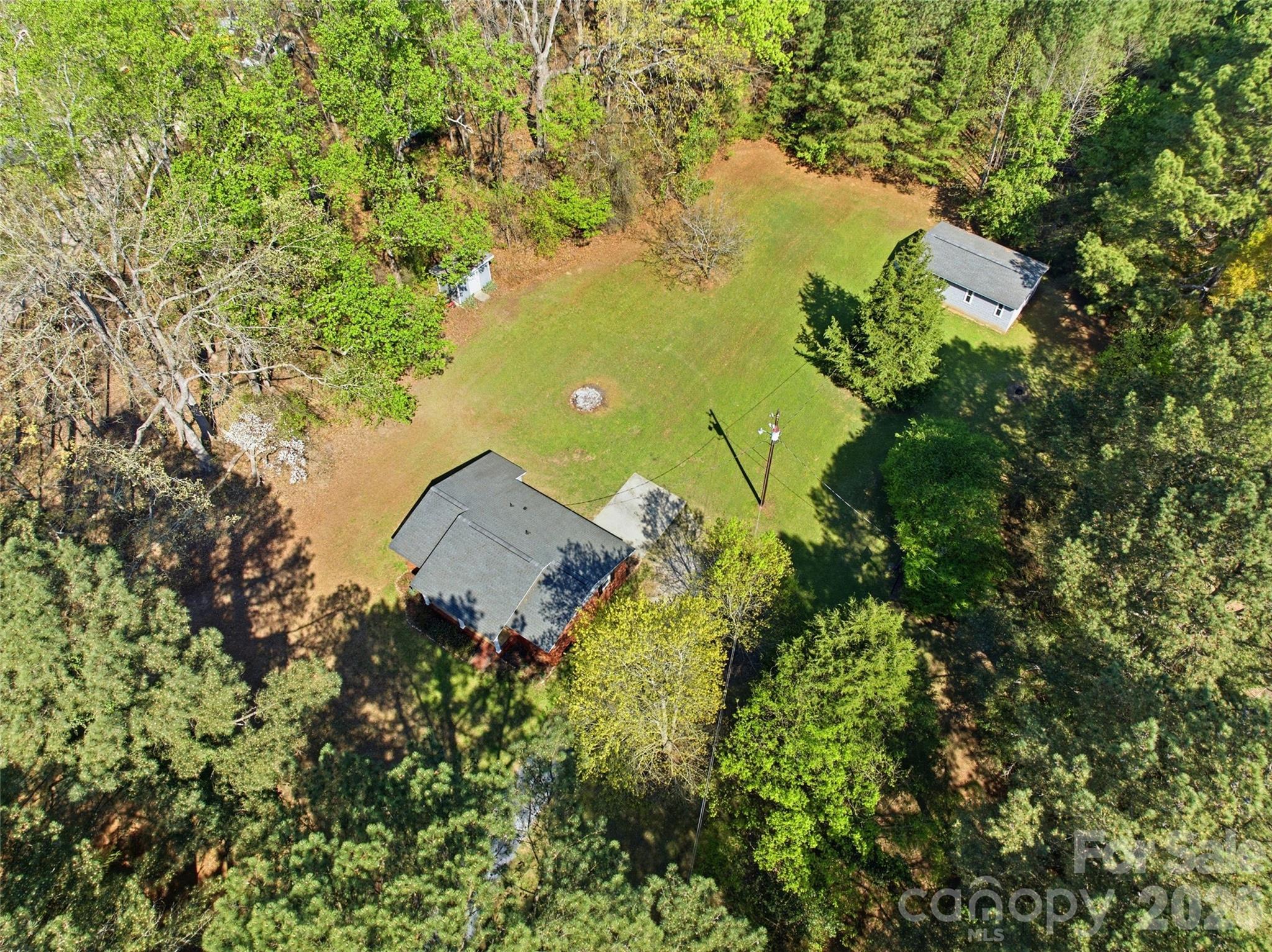 2291 Hicklin Bridge Road Edgemoor, SC 29712 - Photo 37 of 42 an aerial view of a house with a yard