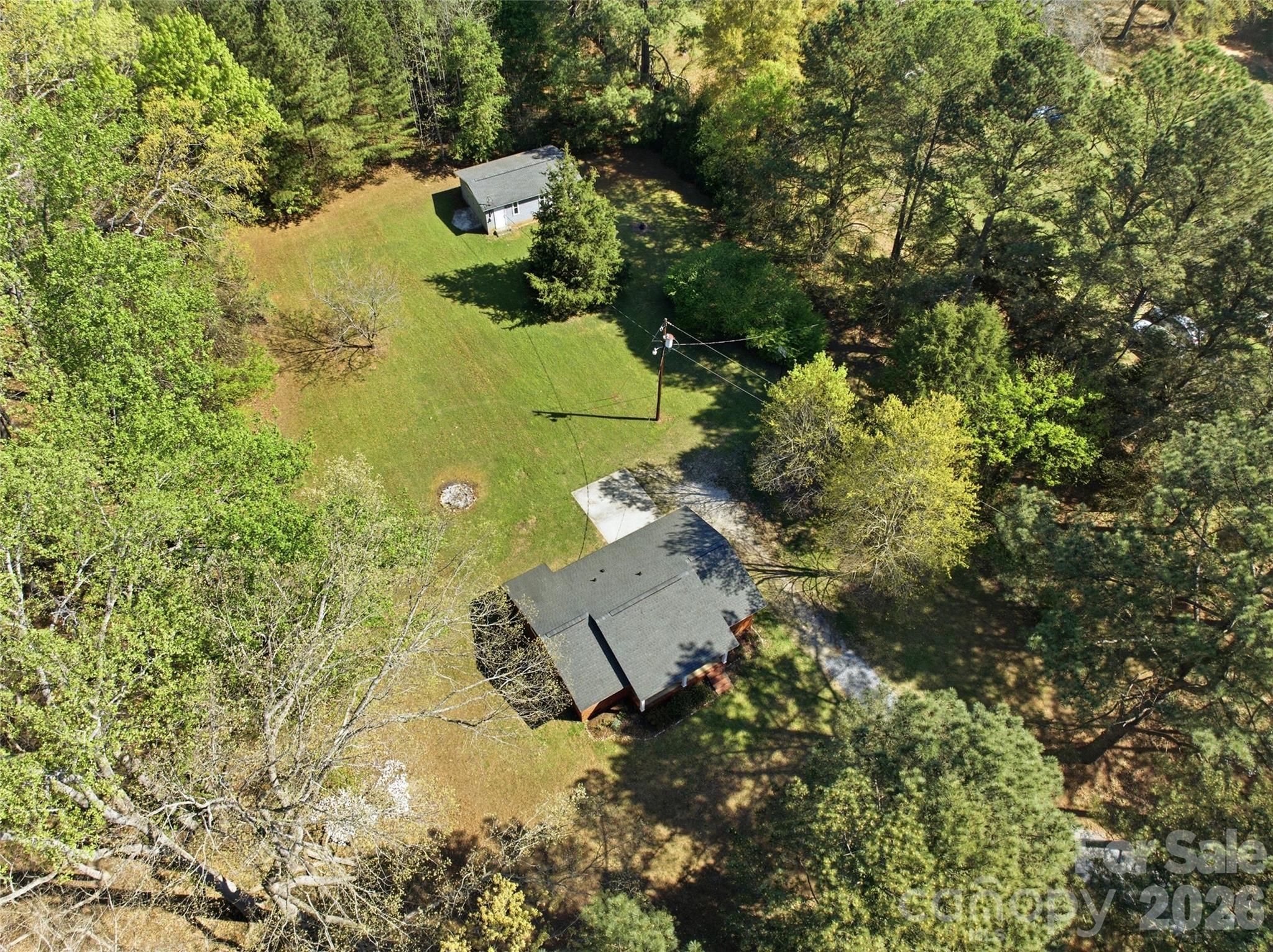 2291 Hicklin Bridge Road Edgemoor, SC 29712 - Photo 38 of 42 an aerial view of a house with a yard
