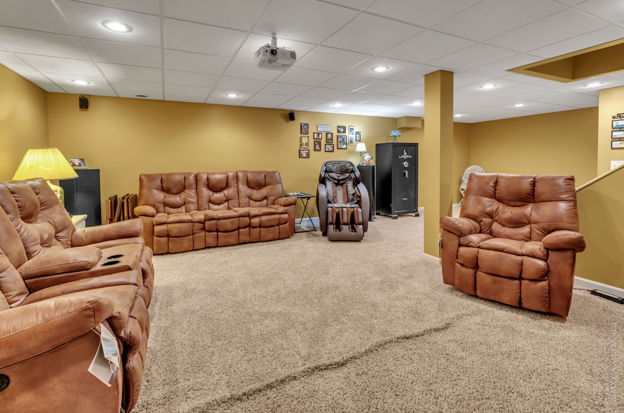 267 Ernest Cates Road Bethpage, TN 37022 - Photo 19 of 30 a projector room with furniture