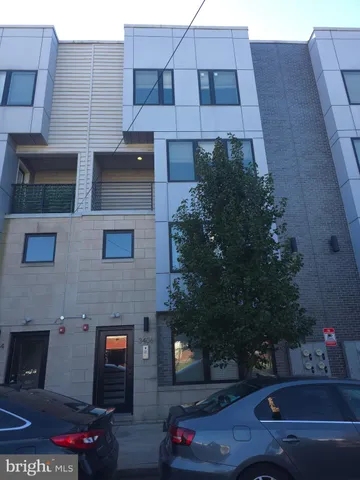 a building view with a outdoor space