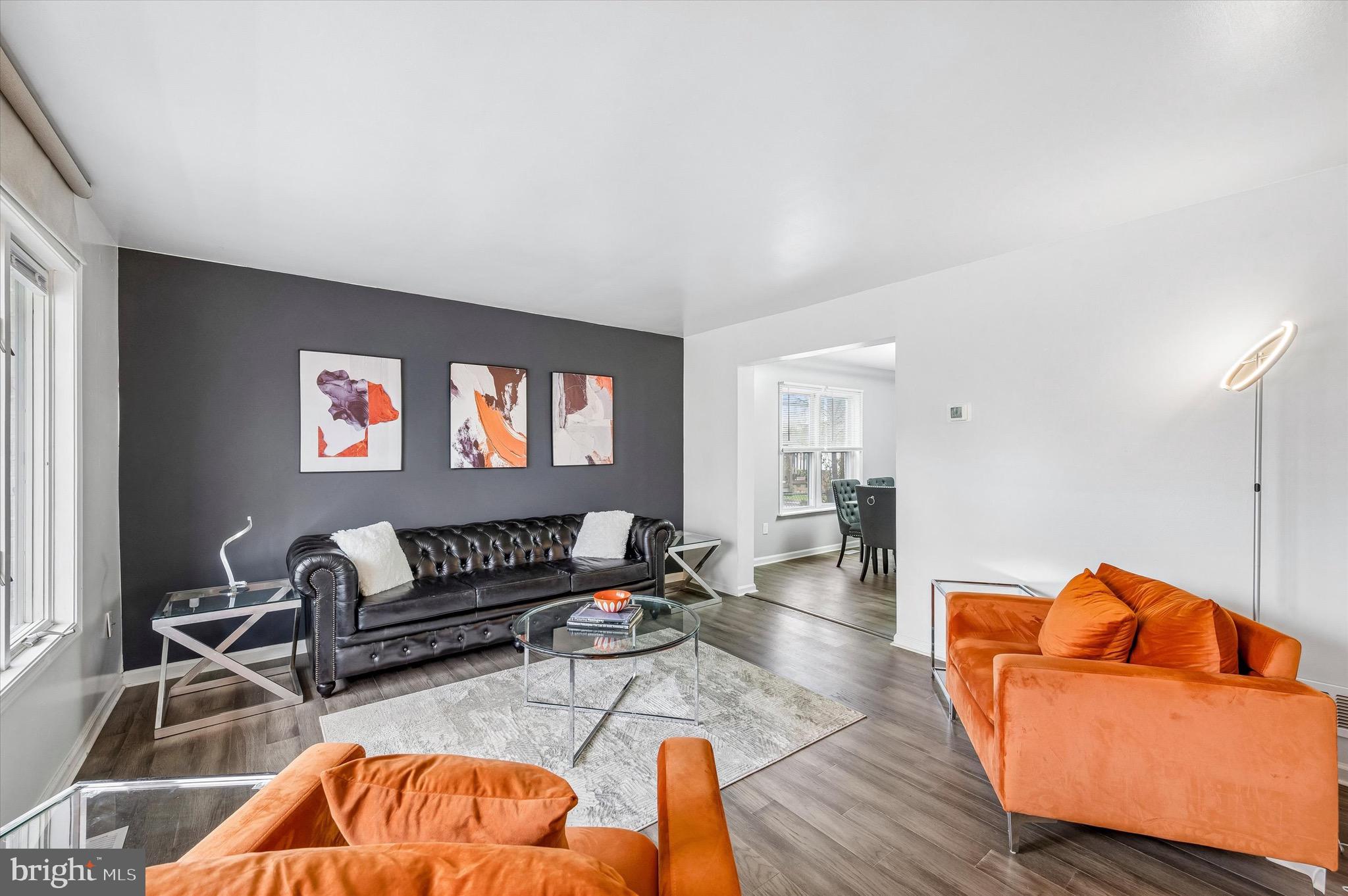 22 East Belair Road Ridley Park, PA 19078 - Photo 4 of 36 a living room with furniture and a wooden floor