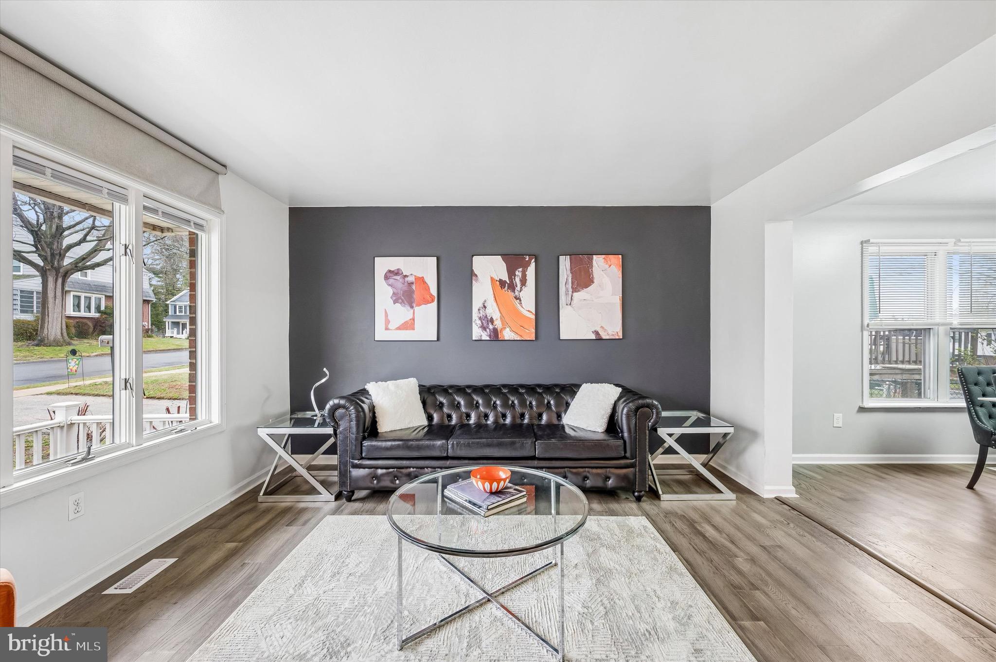22 East Belair Road Ridley Park, PA 19078 - Photo 5 of 36 a living room with furniture and a large window