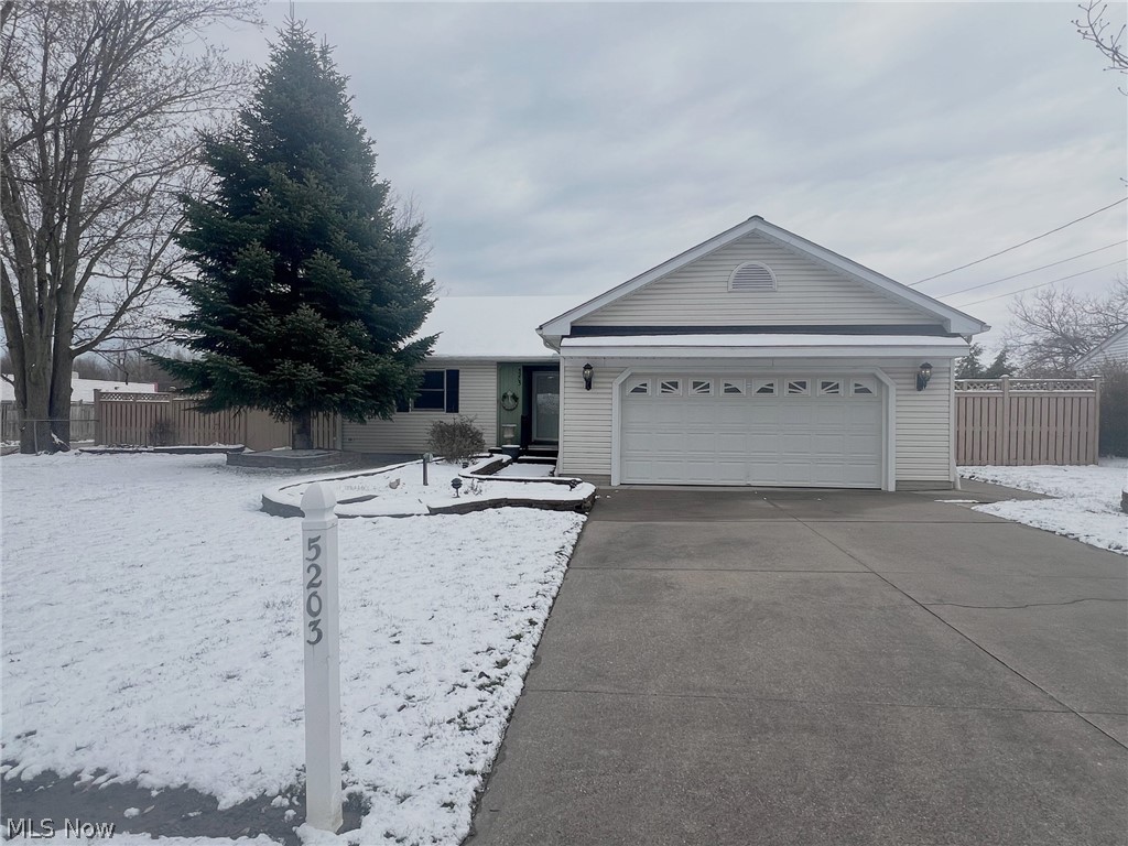 5203 Ridgeland Street Lorain, OH 44055 - Photo 1 of 39 Single story home with a garage