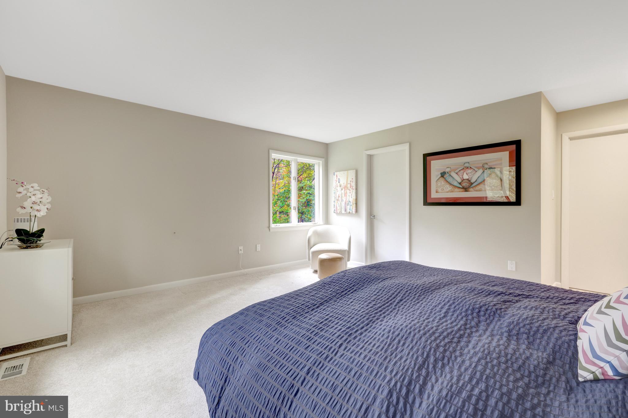 526 Springvale Road Great Falls, VA 22066 - Photo 27 of 55 a bedroom with a large bed and a window