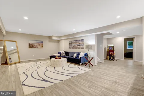 a view of a living room and dining room