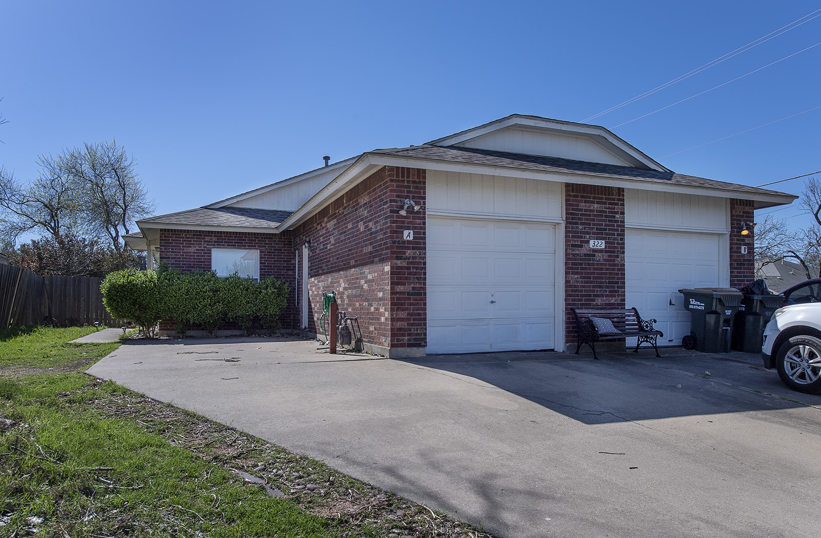 322 Tamara Drive, Unit A Georgetown, TX 78628 - Photo 1 of 1 a front view of a house with a yard
