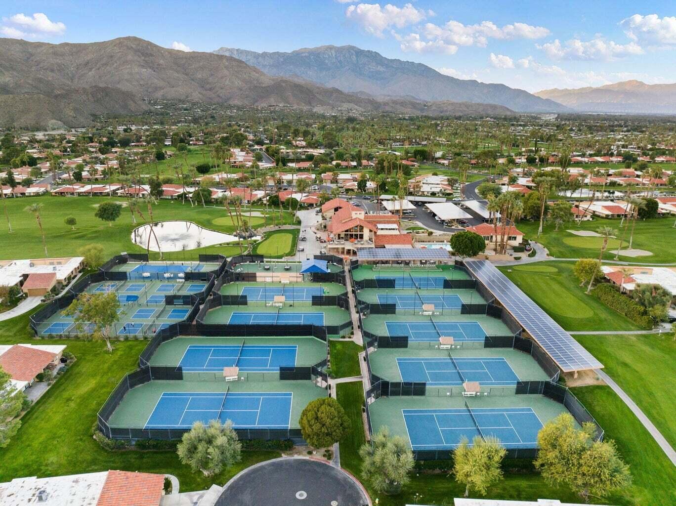 10 La Cerra Circle Rancho Mirage, CA 92270 - Photo 29 of 30 a view of a city with mountains in the background