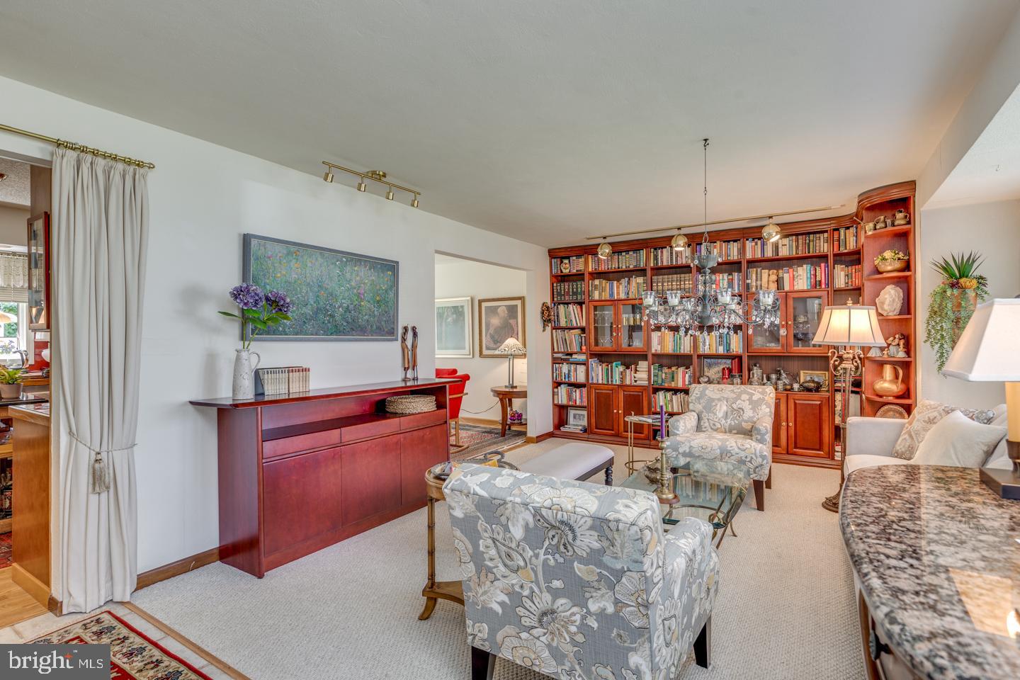 209 Harvest Road Cherry Hill, NJ 08002 - Photo 8 of 46 a living room with furniture and a flat screen tv