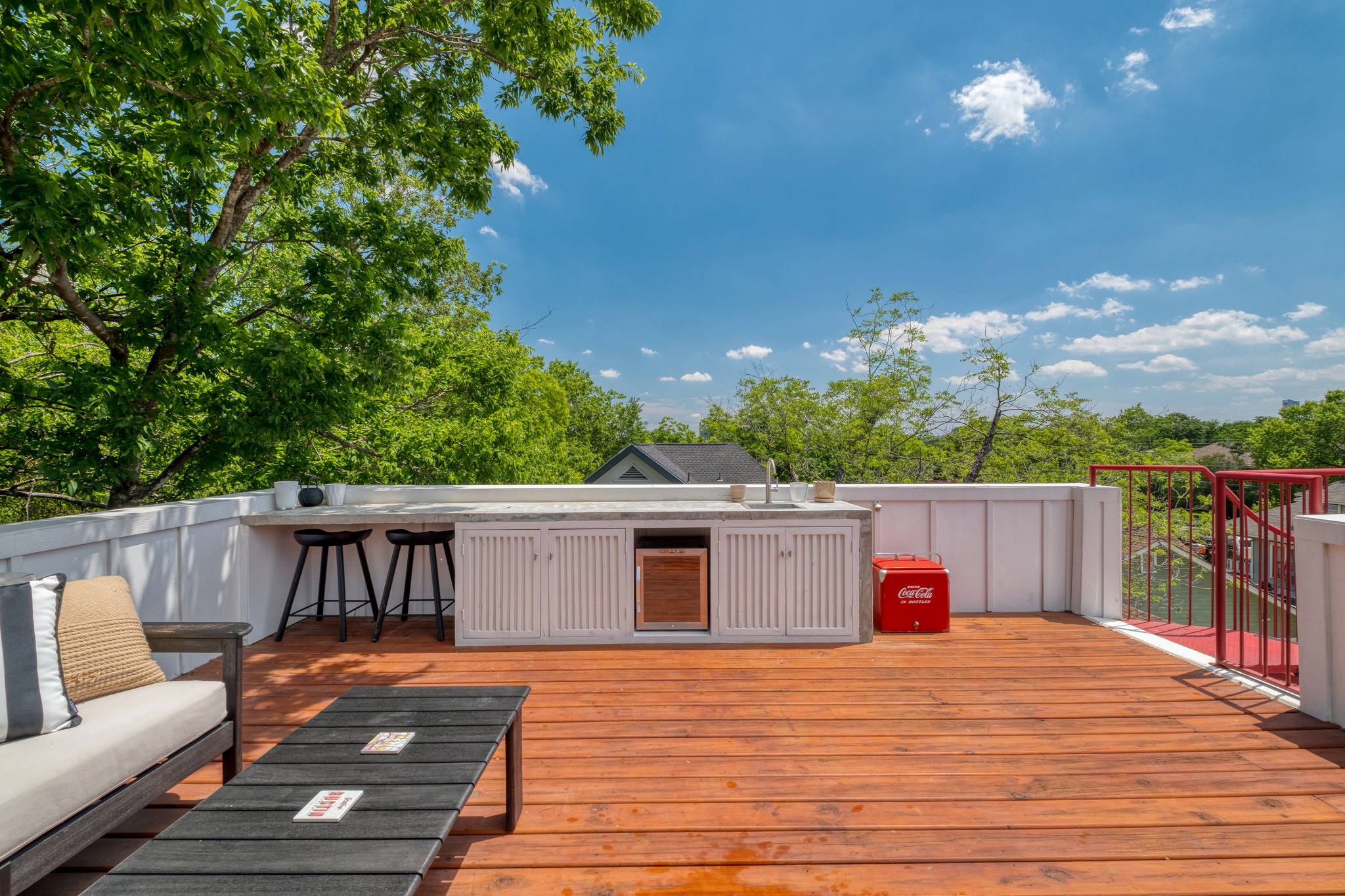 1904 East 16th Street, Unit 2 Austin, TX 78702 - Photo 19 of 20 Expansive rooftop deck featuring hardwood flooring