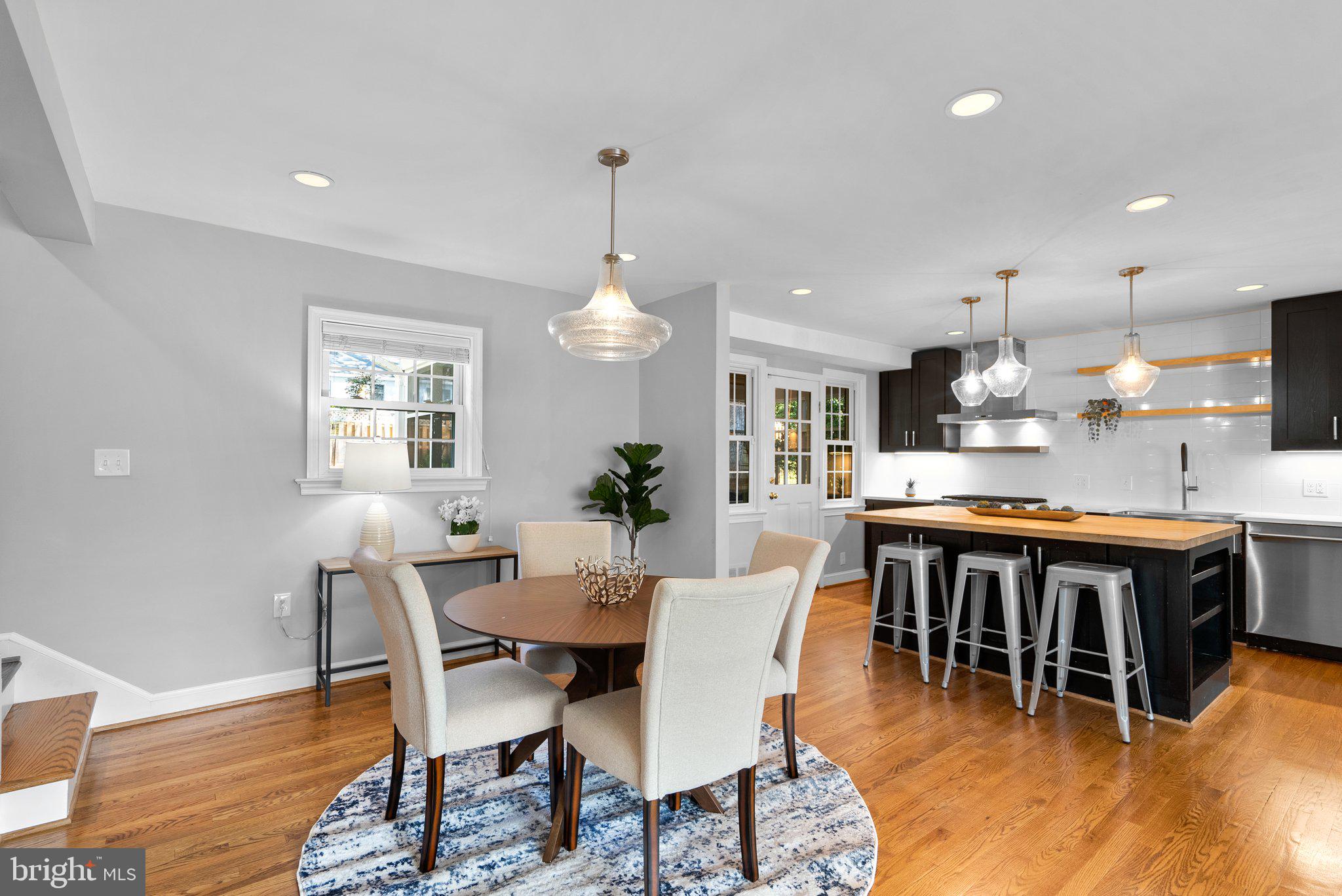 1701 Myrtle Road Silver Spring, MD 20902 - Photo 8 of 59 Dining Room that opens to gourmet Kitchen