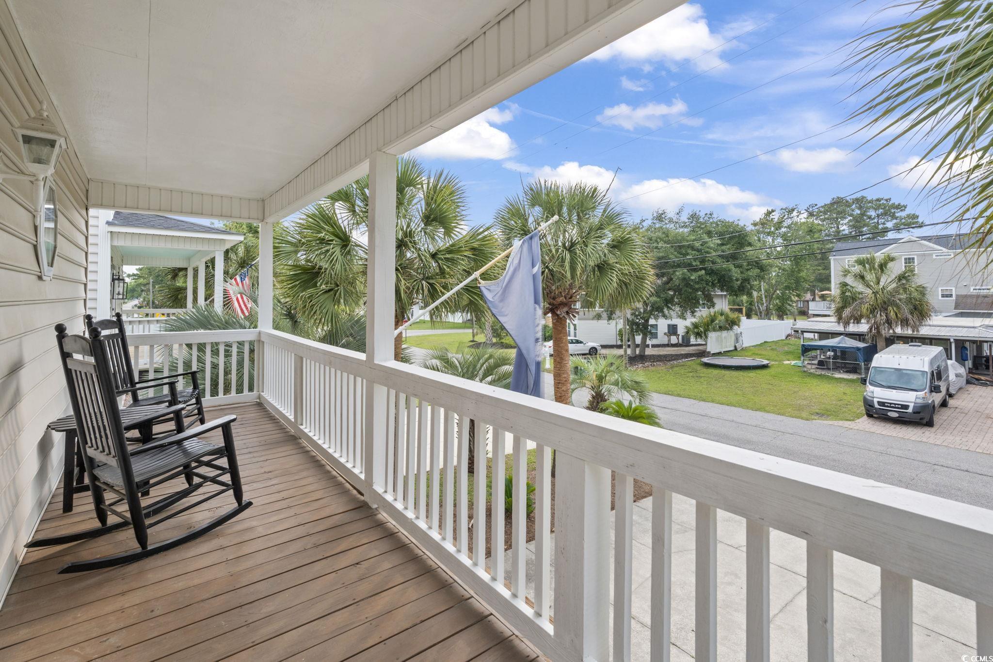 327 A Lakeside Drive Surfside Beach, SC 29575 - Photo 30 of 40 View of wooden terrace