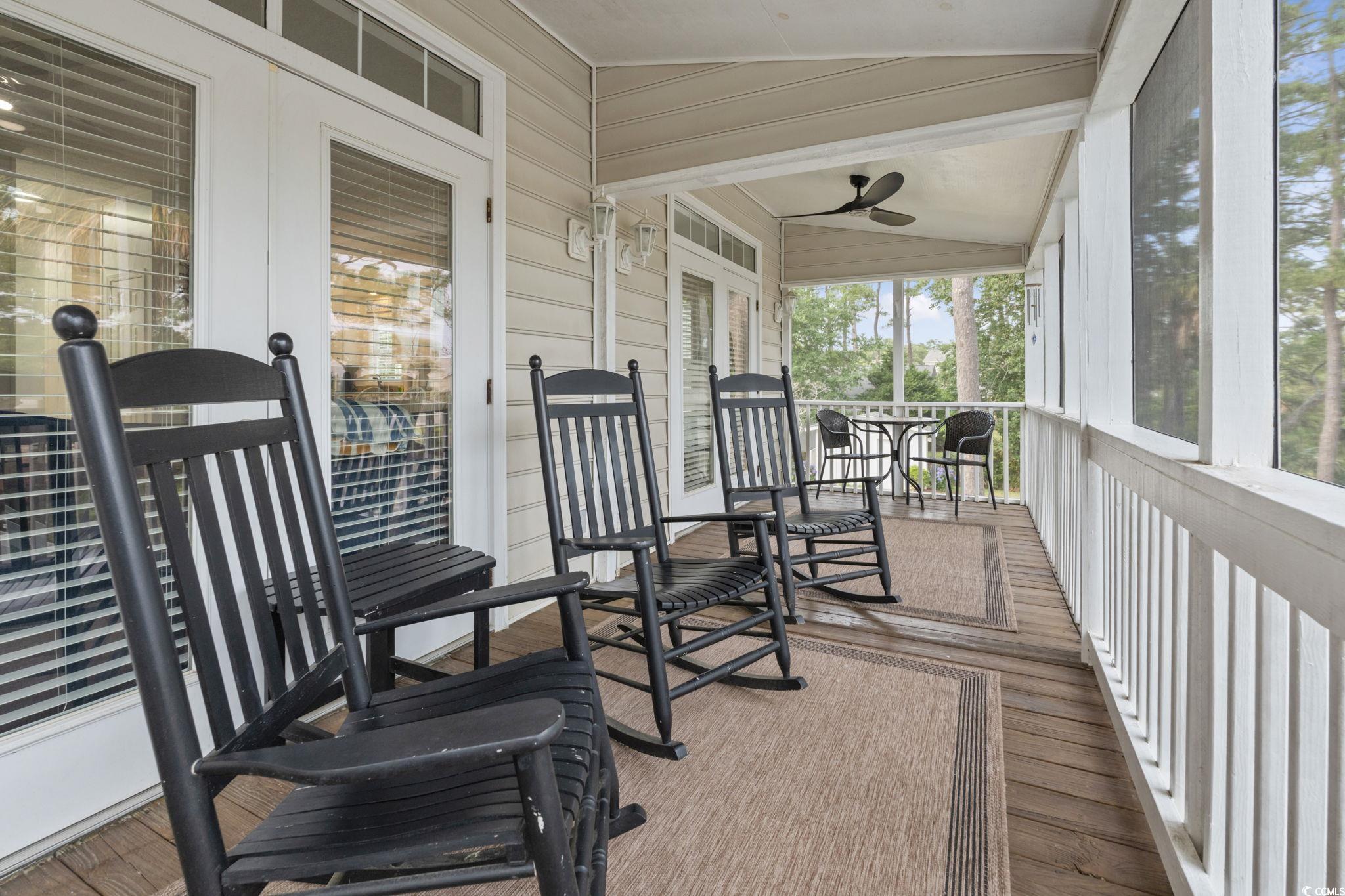 327 A Lakeside Drive Surfside Beach, SC 29575 - Photo 31 of 40 View of porch