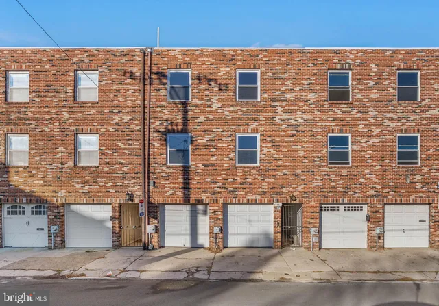 a front view of a building