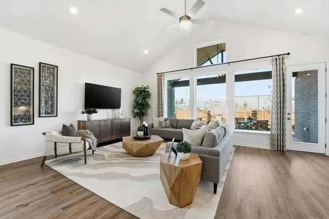 a bathroom with a sink double vanity granite and a mirror