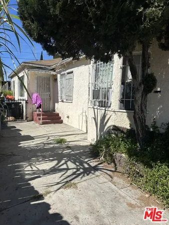 a view of a house with a patio