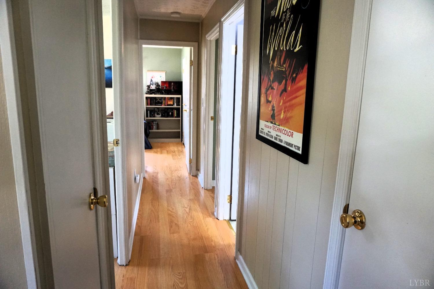 26 Pilot View Road Concord, VA 24538 - Photo 9 of 26 a view of a hallway with wooden floor and closet