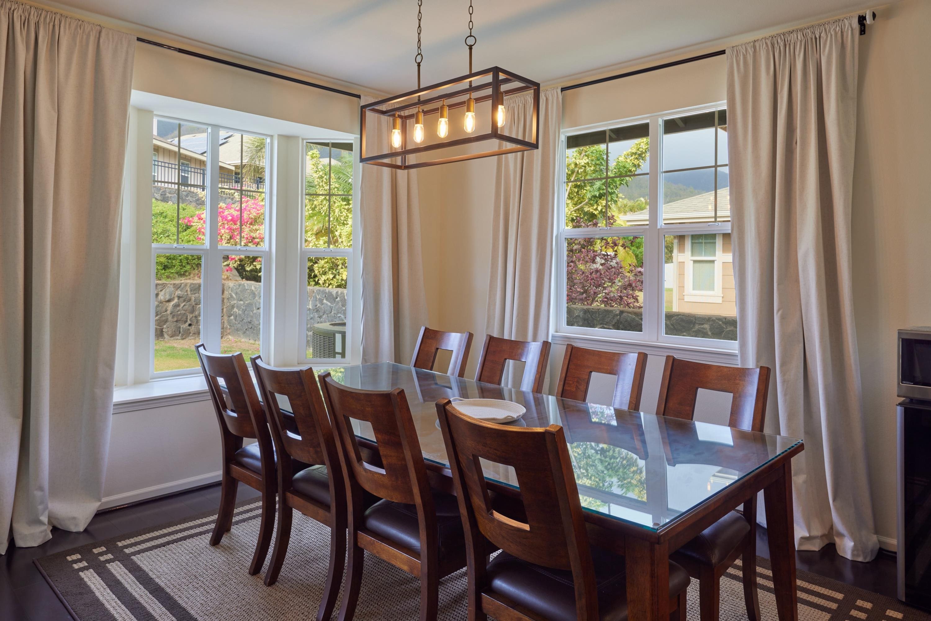 133 Kinohi Loa Loop Wailuku, HI 96793 - Photo 31 of 45 a view of a dining room with furniture window and outside view