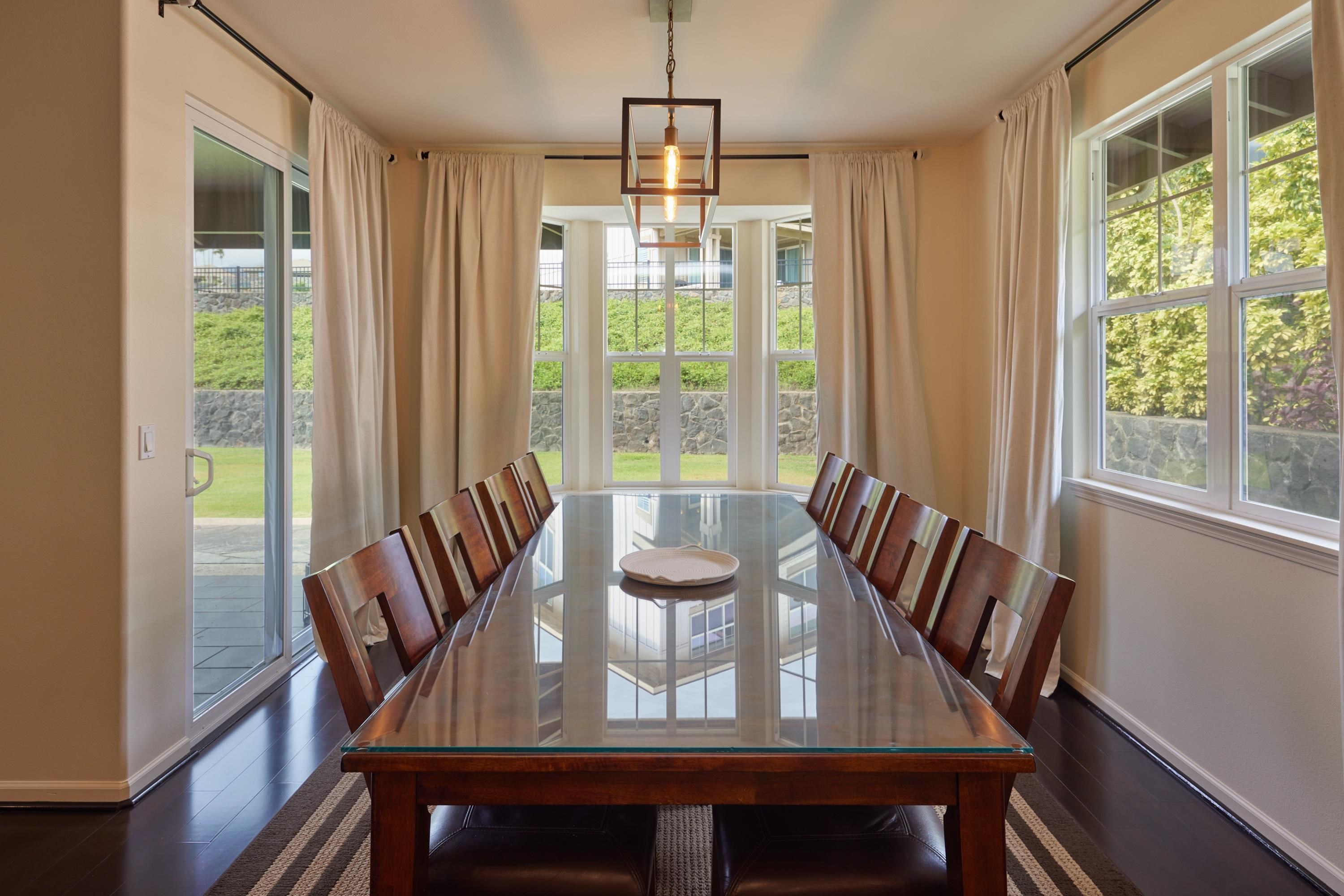 133 Kinohi Loa Loop Wailuku, HI 96793 - Photo 35 of 45 a view of a dining room with furniture window and outside view