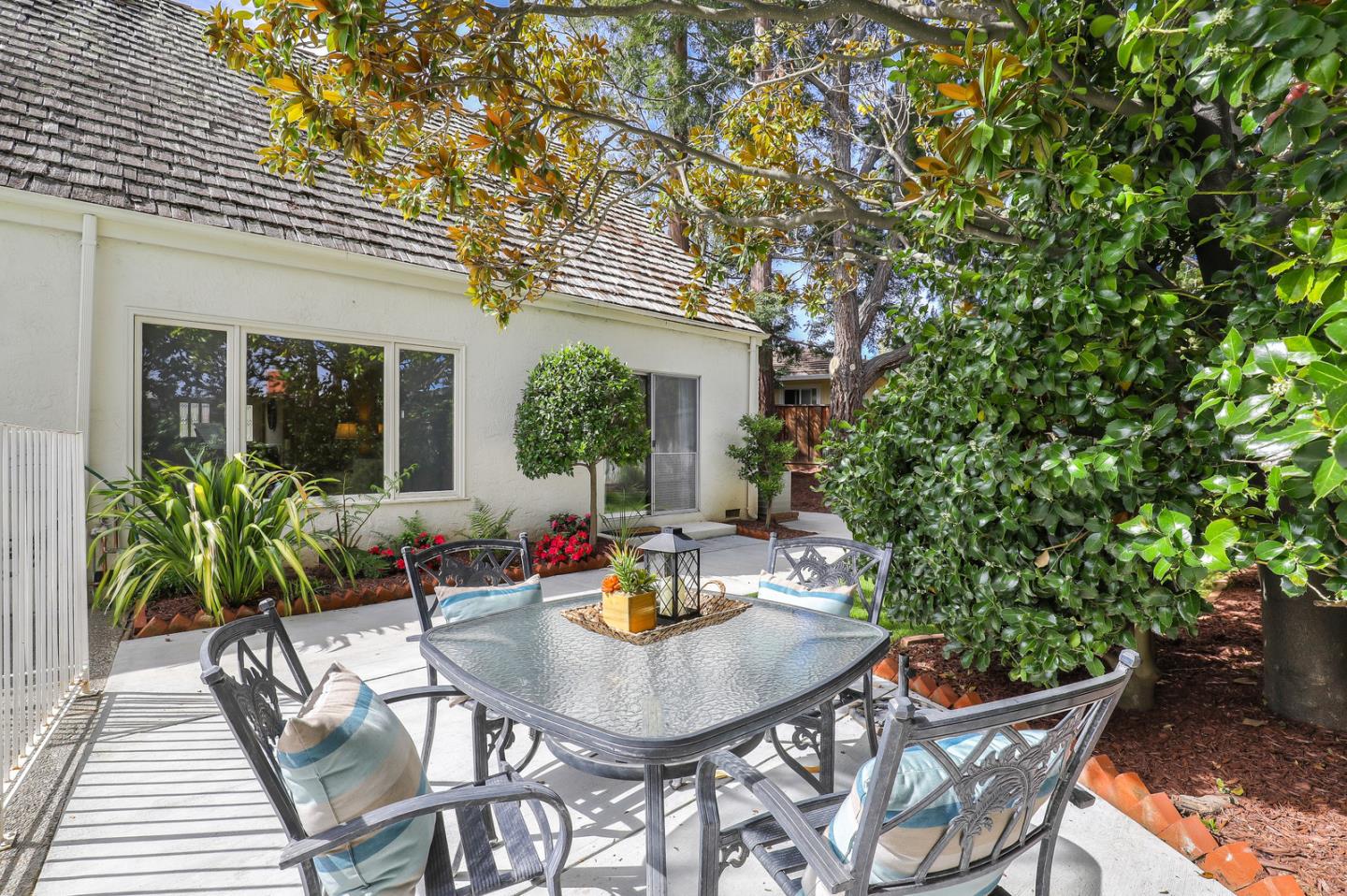 19923 Lanark Lane Saratoga, CA 95070 - Photo 31 of 34 a outdoor space with a patio