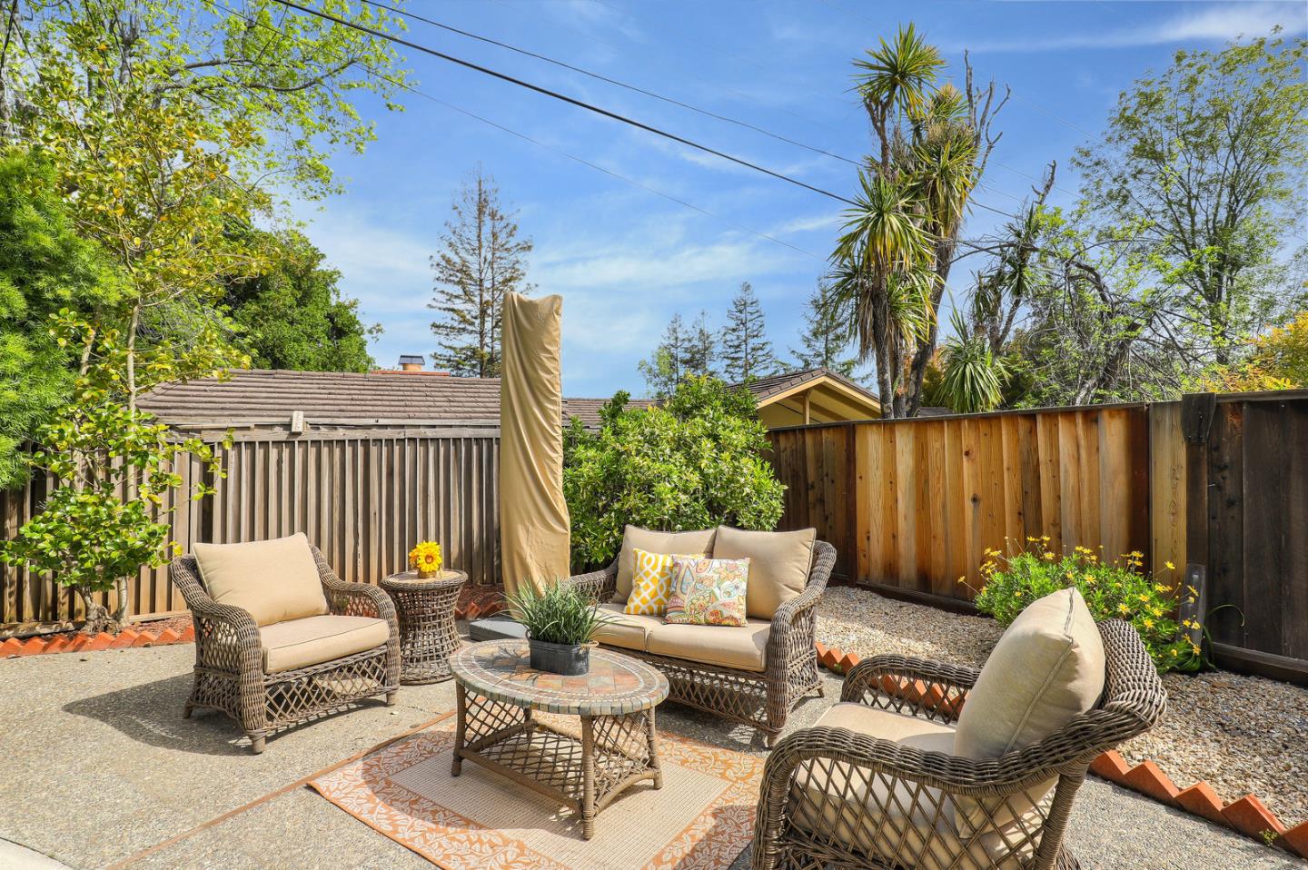 19923 Lanark Lane Saratoga, CA 95070 - Photo 33 of 34 a view of a patio in the backyard