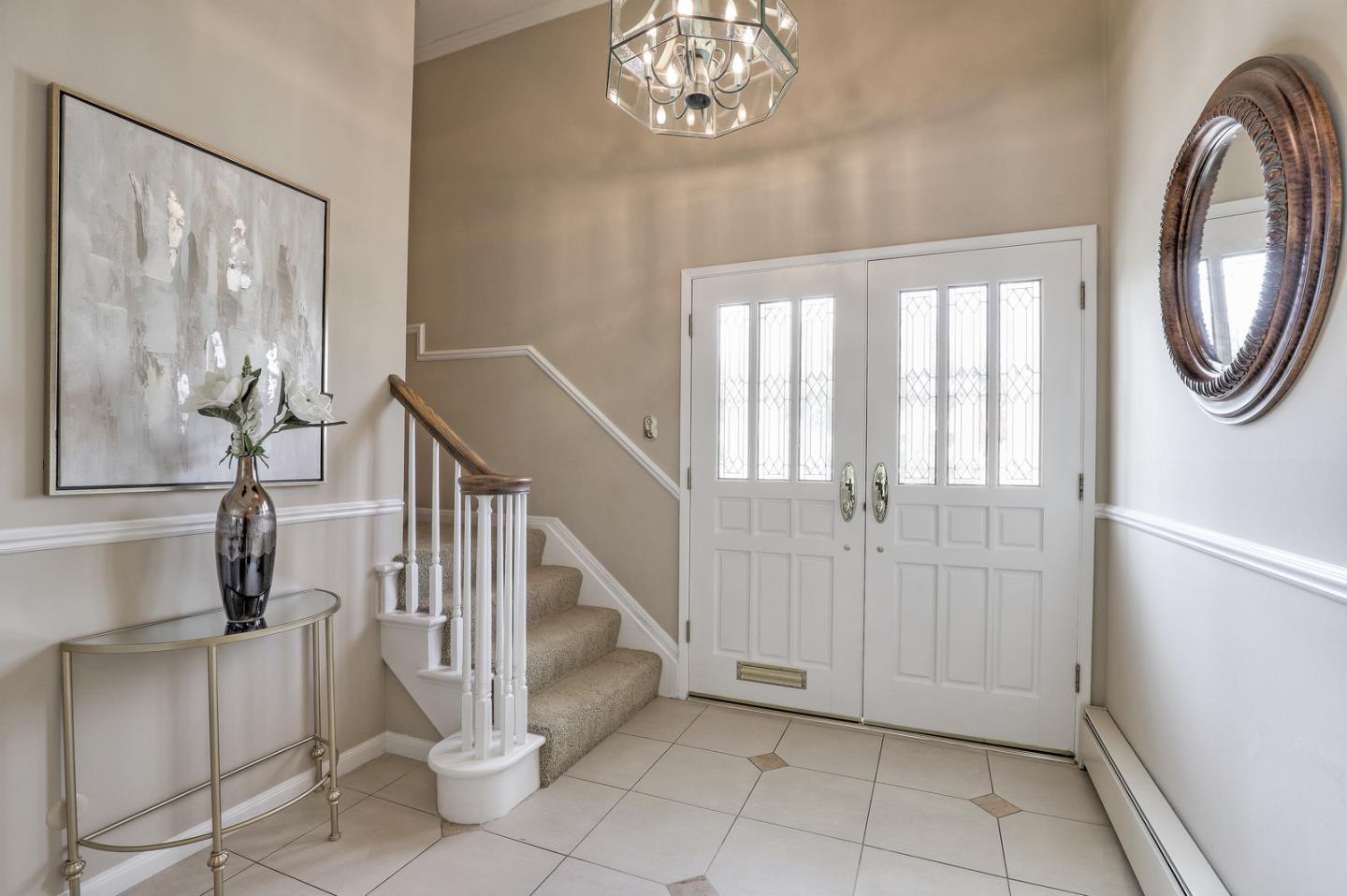 19923 Lanark Lane Saratoga, CA 95070 - Photo 5 of 34 a view of an entryway with wooden floor