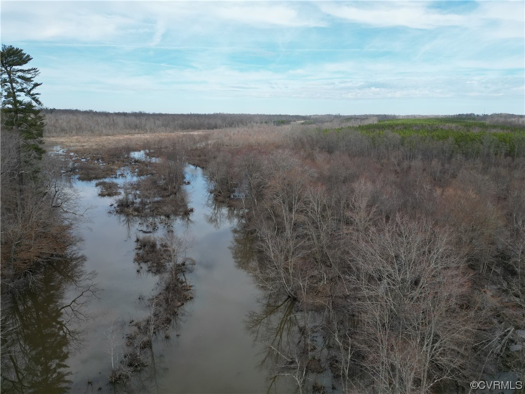 a view of lake with mountain