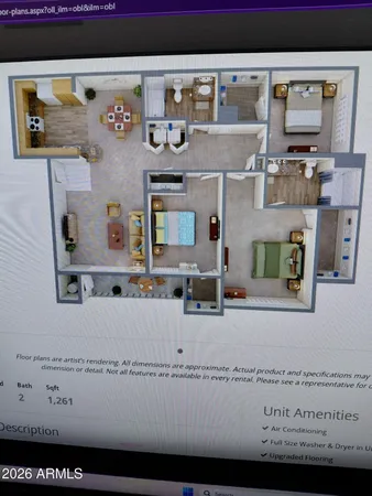 $1,948 | 5611 South 32nd Street, Unit 3, Phoenix, AZ 85040