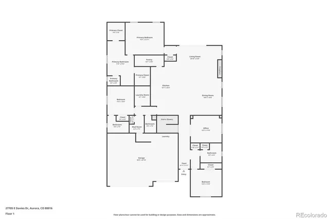 $939,900 | 27705 East Davies Drive, Aurora, CO 80016