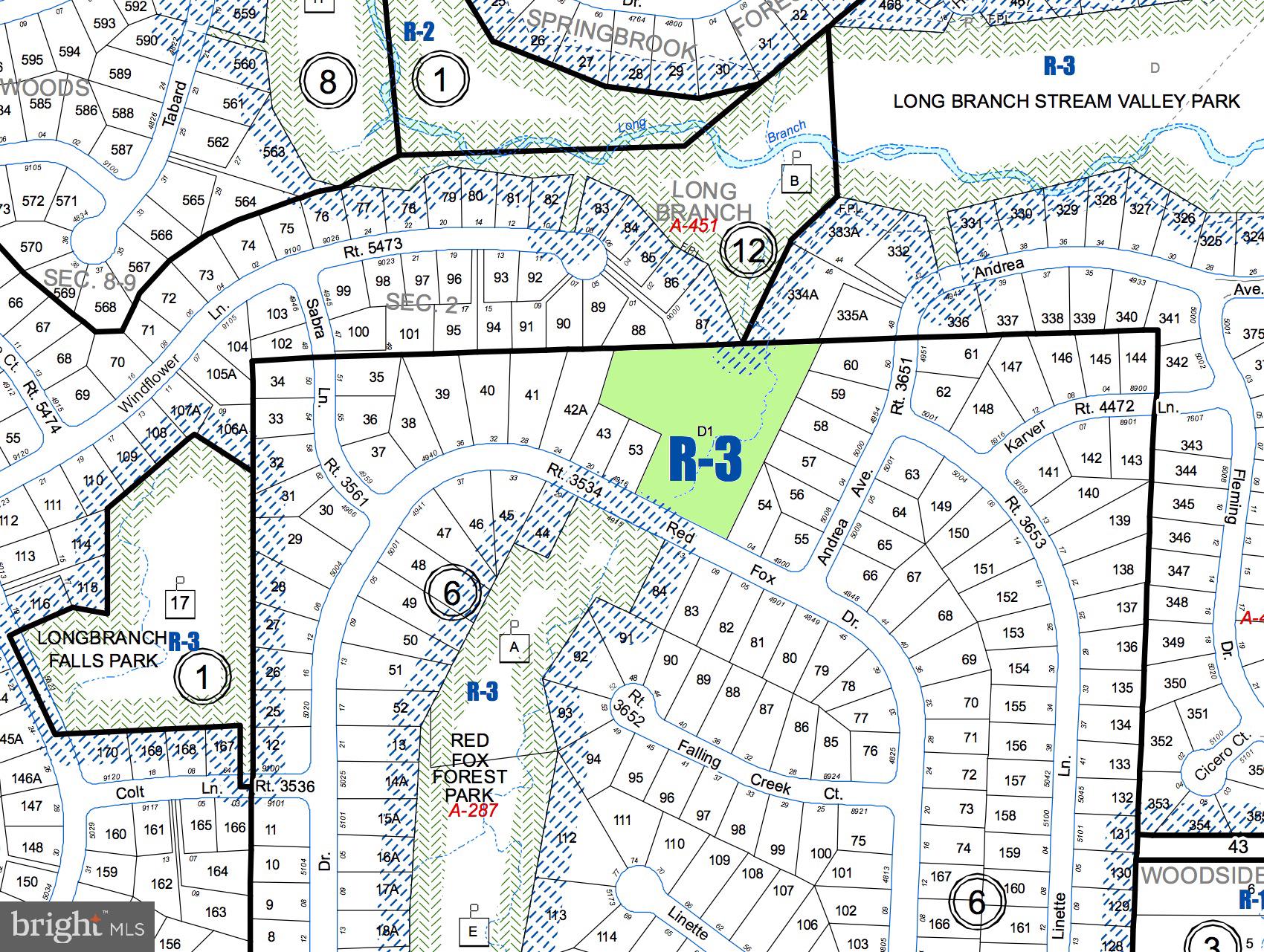 Red Fox Drive Annandale, VA 22003 - Photo 7 of 15 Zoning Map