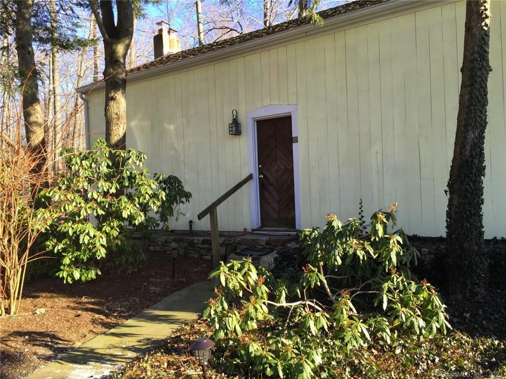 a plant that is in front of a house