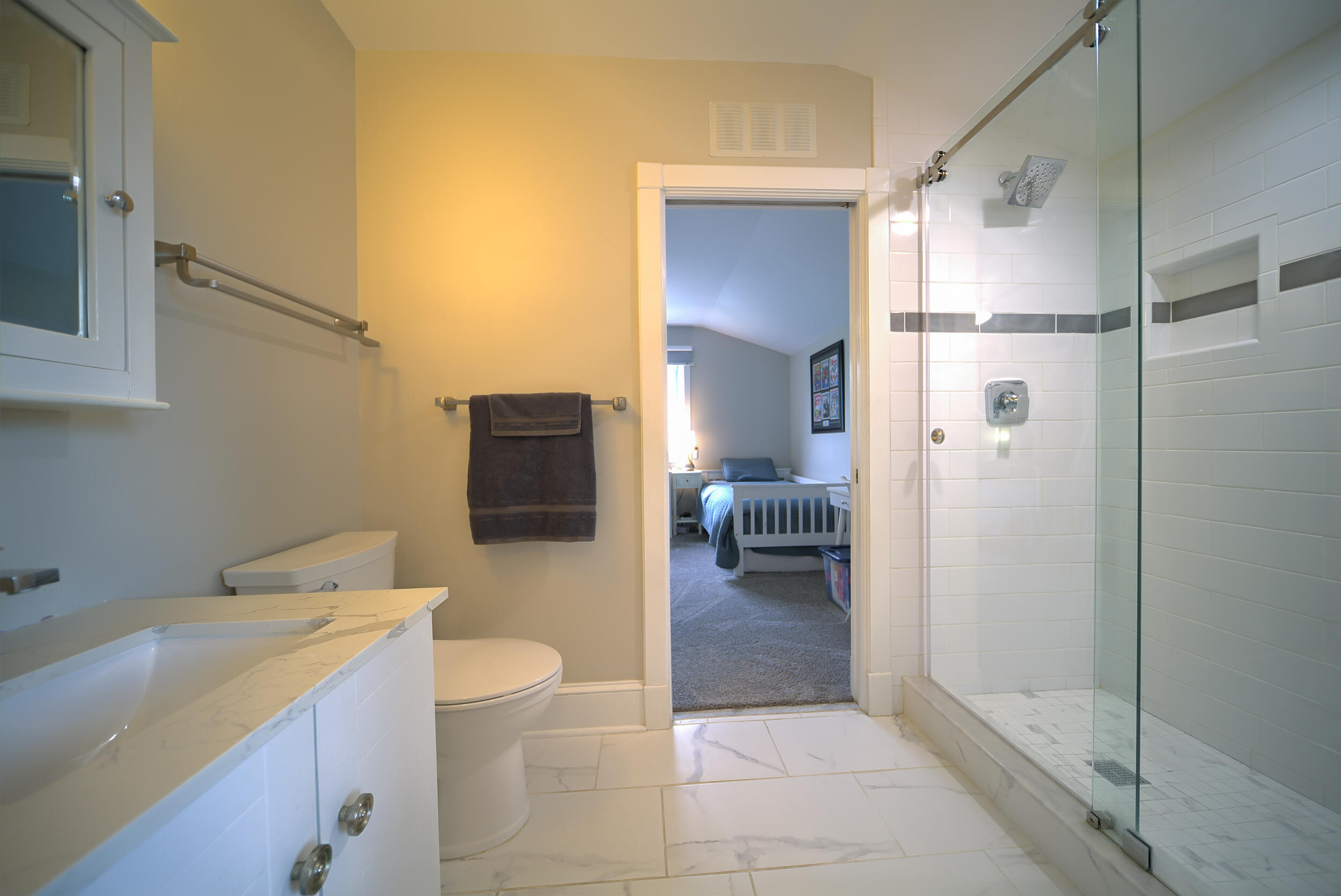 720 Washington Street Key West, FL 33040 - Photo 29 of 33 a bathroom with a sink a toilet and shower