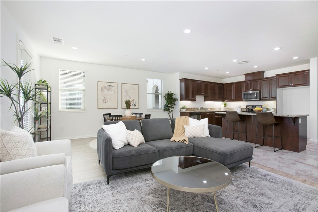 422 Maravilla Lane Brea, CA 92823 - Photo 1 of 1 a living room with furniture and kitchen view