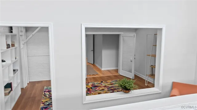 a view of an empty room