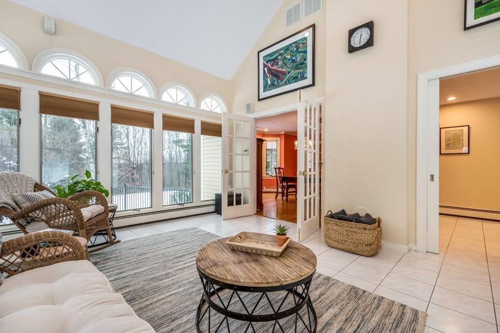 354 Burroughs Road Boxborough, MA 01719 - Photo 16 of 40 a living room with furniture and a large window