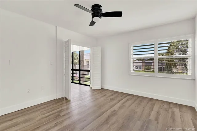wooden floor in an empty room