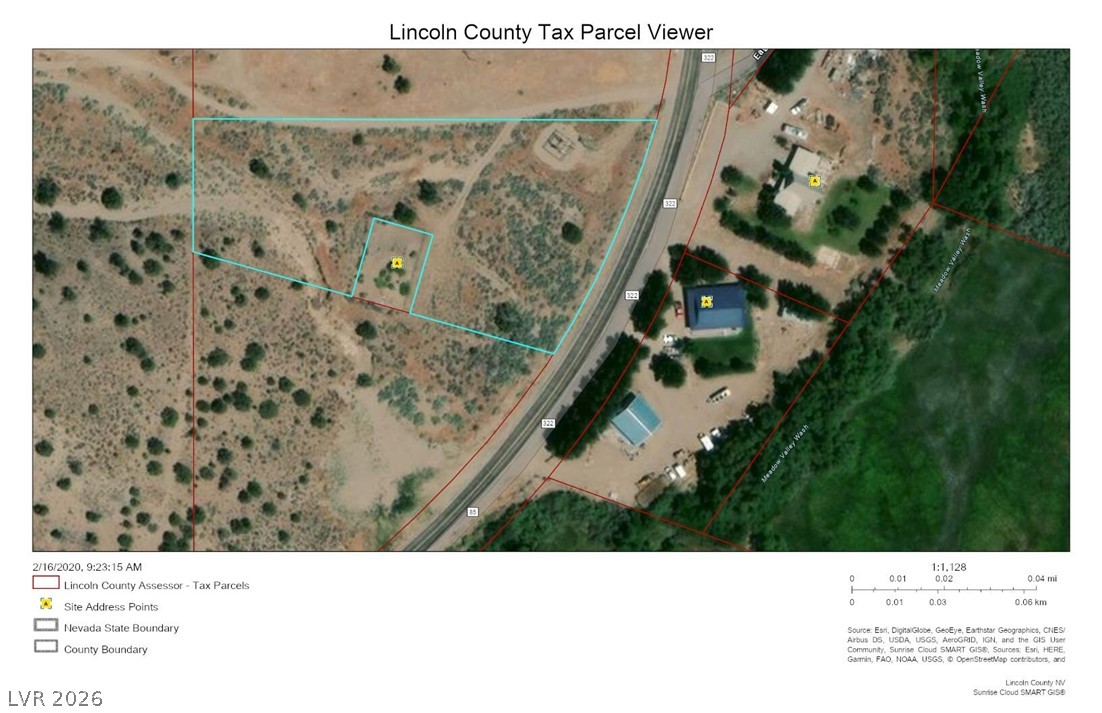 322 (2.19 Ac) Pioche, NV 89043 - Photo 4 of 5 Map of property location with property boundaries highlighted