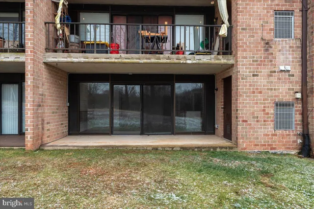 a view of a house with many windows