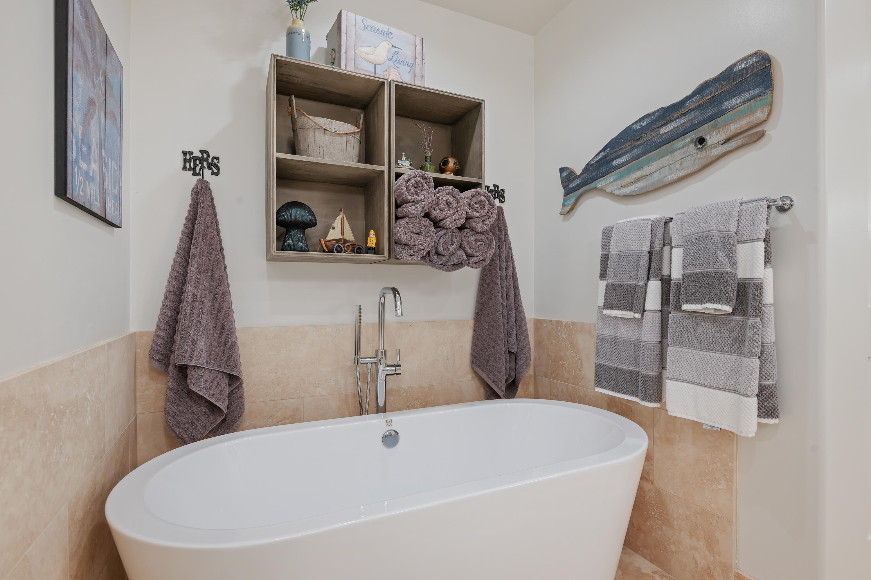 3726 State Street, Unit 203 Santa Barbara, CA 93105 - Photo 19 of 30 a white bath tub sitting in a bathroom