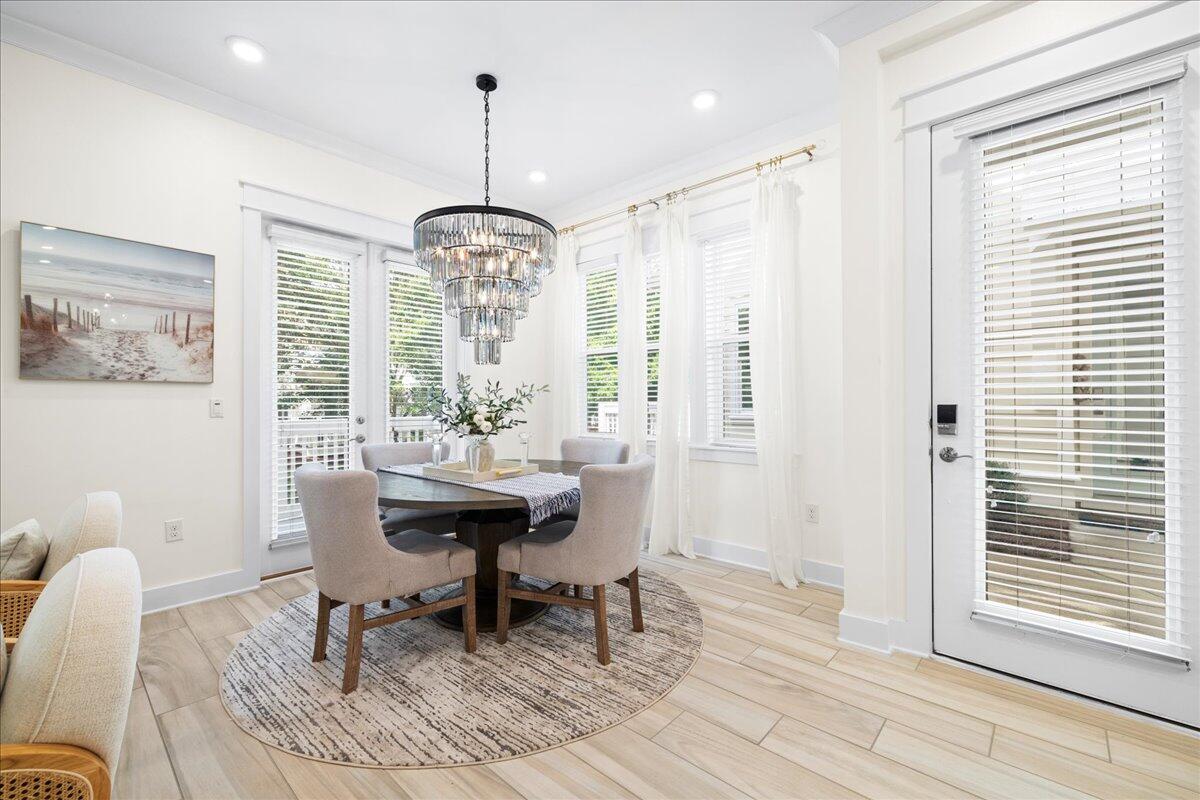 73 Dune Comet Lane, Unit B Inlet Beach, FL 32461 - Photo 4 of 25 a view of a livingroom with furniture window and wooden floor