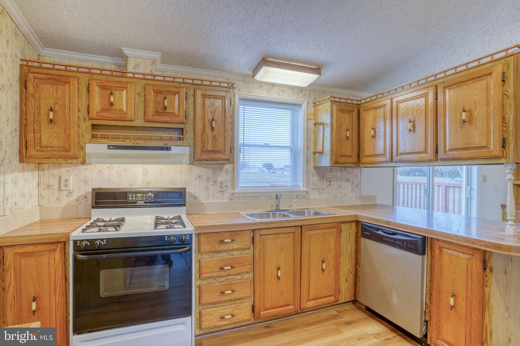 4285 Carpenter Bridge Road Felton, DE 19943 - Photo 20 of 45 a kitchen with stainless steel appliances granite countertop a sink stove and cabinets