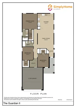 $1,825 | 5723 Amelia Plantation Drive, Katy, TX 77449
