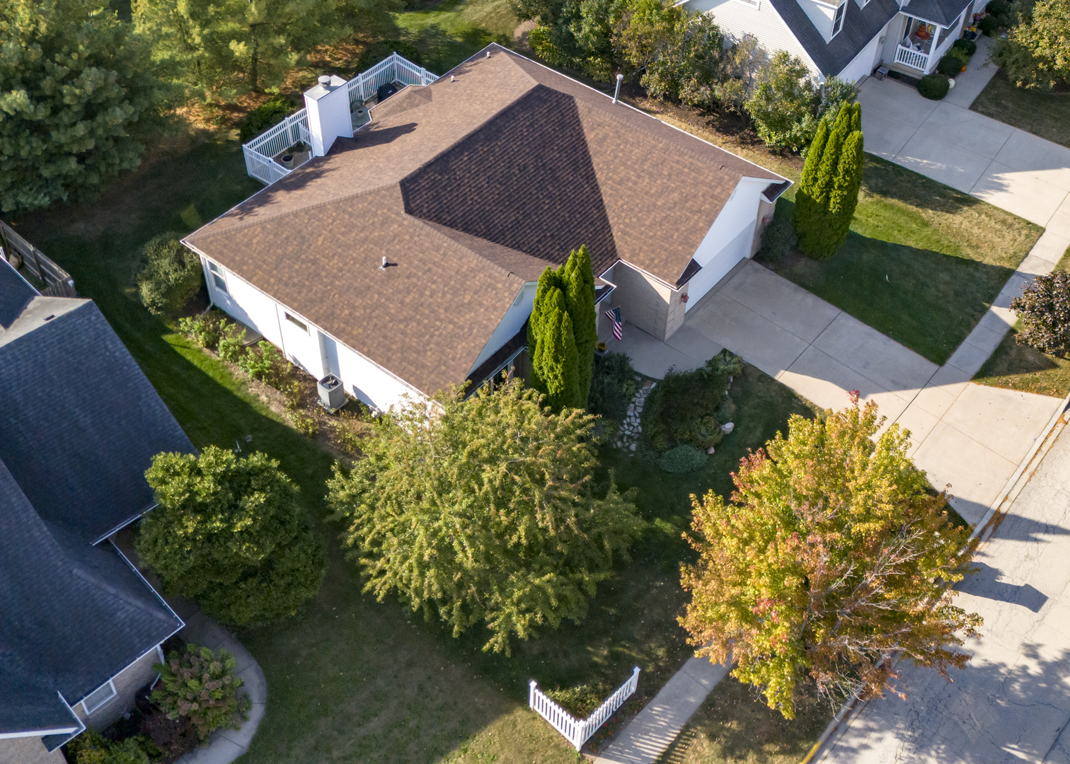 311 Stearn Drive Genoa, IL 60135 - Photo 6 of 48 an aerial view of a house with a yard and garden