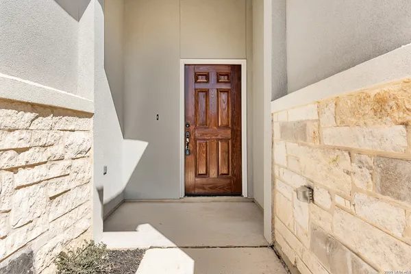 a view of front door of a house