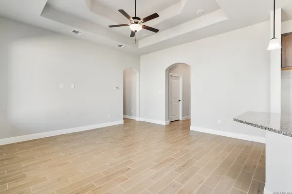 wooden floor in an empty room