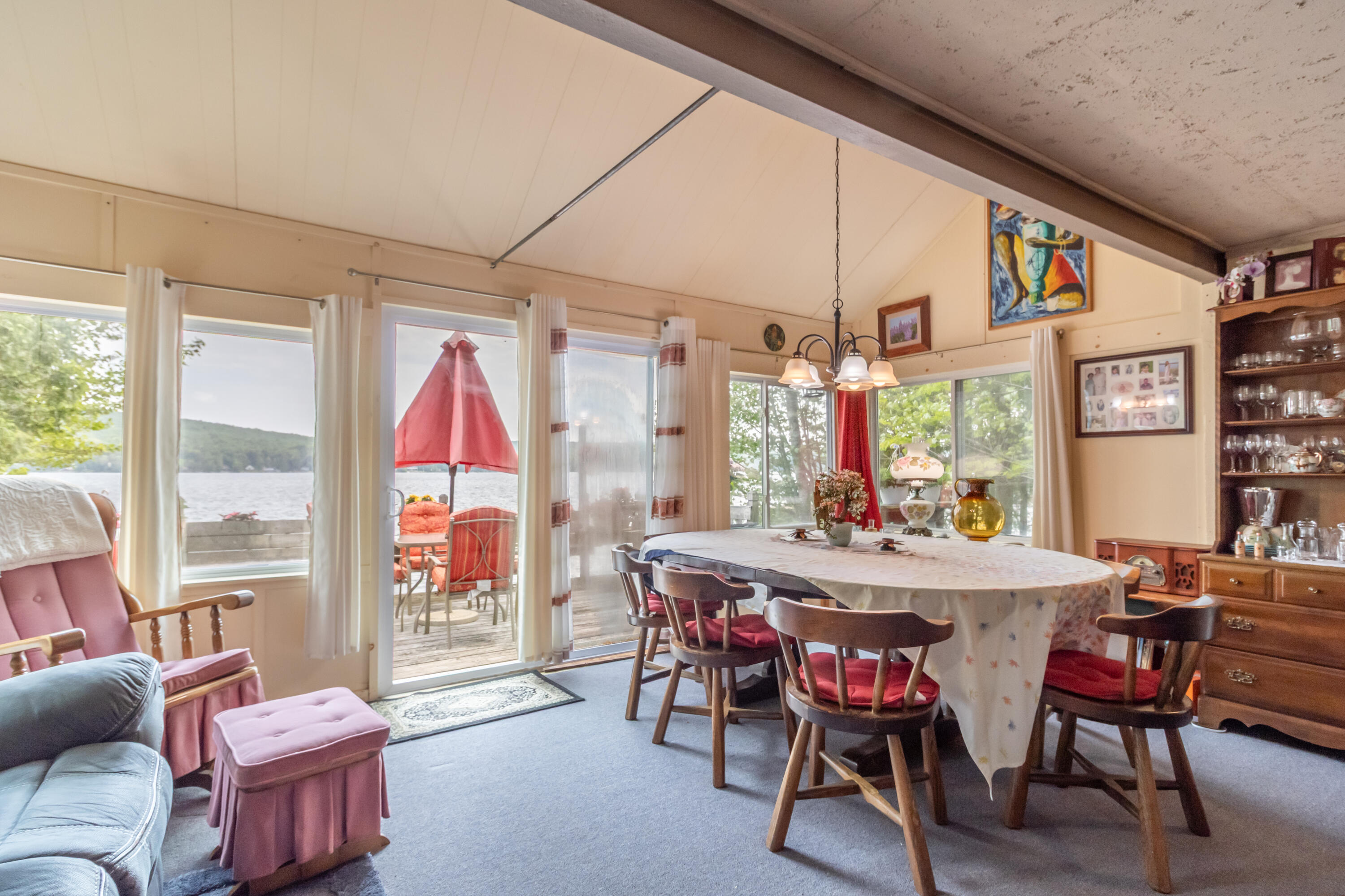 491 Point Road Otis, ME 04605 - Photo 17 of 30 Living room/Dining room
