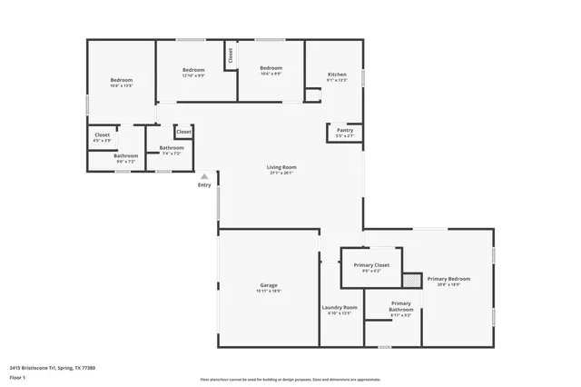 $272,500 | 3415 Bristlecone Trail, Spring, TX 77380