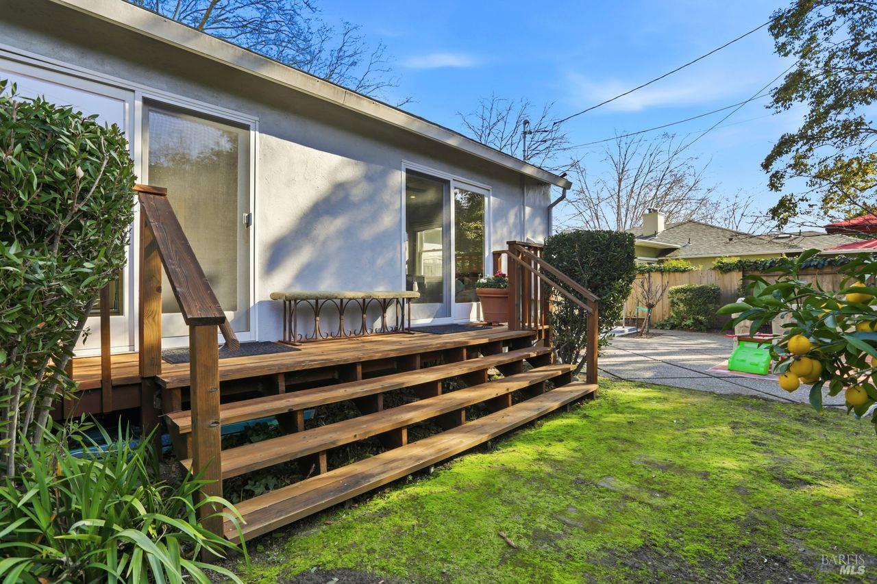 41 Bretano Way Greenbrae, CA 94904 - Photo 25 of 28 Anderson sliding doors from each bedroom to access the spacious backyard.