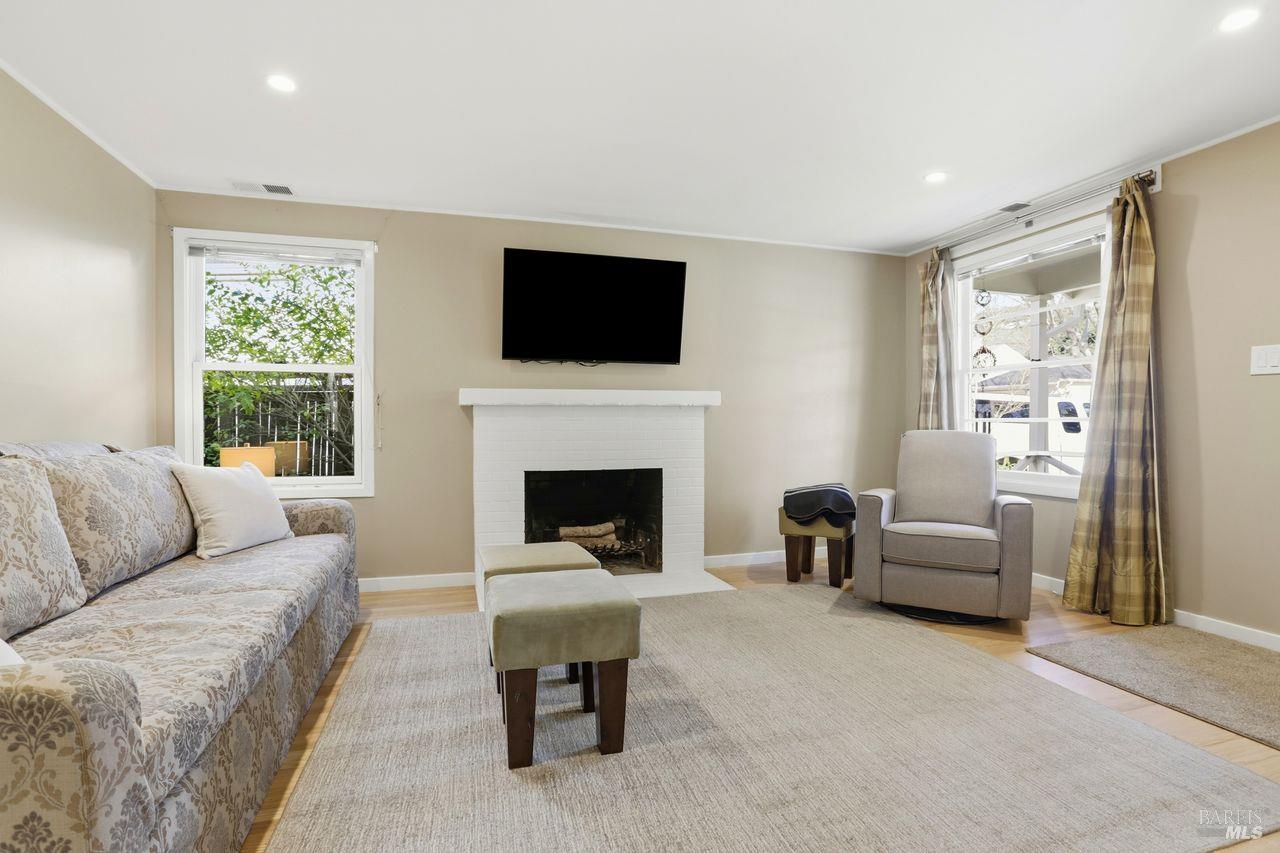 41 Bretano Way Greenbrae, CA 94904 - Photo 3 of 28 New designer paint throughout, and with magnificent hardwood floors.